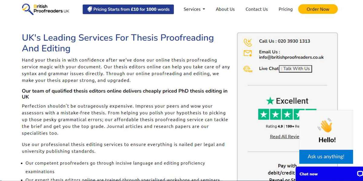 Affordable PhD Thesis Editing & Proofreading Agency